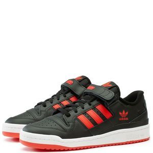 MEN'S Adidas Originals Forum Low Black Vivid Red GW1613